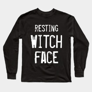 Resting Witch Face Long Sleeve T-Shirt